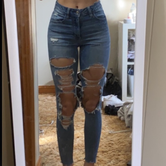 ripped skinny jeans - Picture 2 of 2